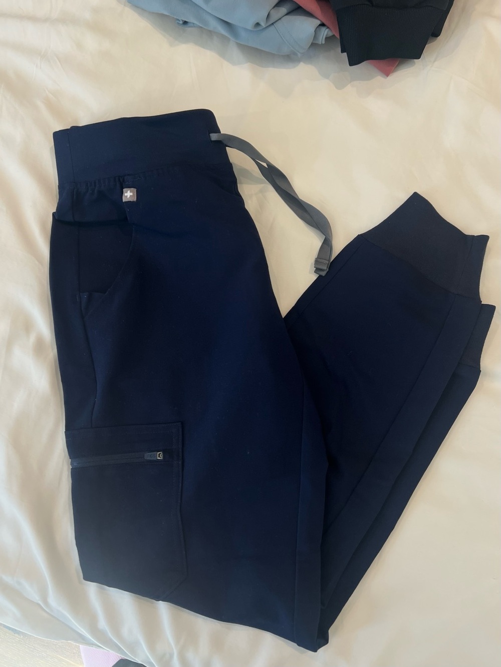 Figs Navy Scrub Joggers